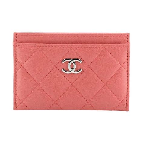 chanel quilted business card holder|Classic card holder .